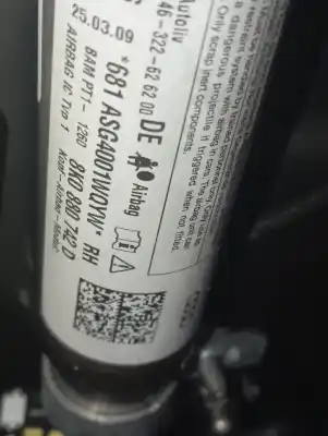 Автозапчастина б/у передня права подушка безпеки для audi a4 b8 (8k2) 2.0 tdi посилання на oem iam 8k0880742d