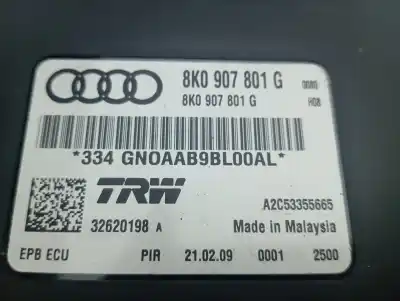 İkinci el araba yedek parçası elektronik modül için audi a4 b8 (8k2) 2.0 tdi oem iam referansları 8k0907801g  