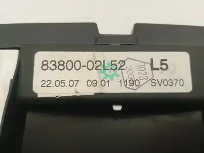 Peça sobressalente para automóvel em segunda mão quadrante por toyota auris luna referências oem iam 8380002l52  