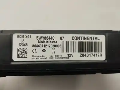 Second-hand car spare part electronic module for renault laguna iii expression oem iam references 284b17417r  