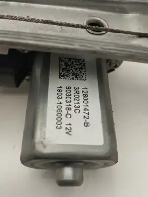 Second-hand car spare part driver left window regulator for renault clio iv expression oem iam references 128001472b  