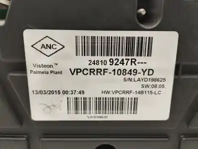 Peça sobressalente para automóvel em segunda mão quadrante por renault clio iv expression referências oem iam 248109247r  