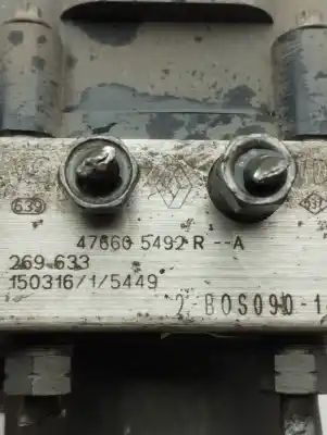 Peça sobressalente para automóvel em segunda mão abs por renault clio iv expression referências oem iam 476605492r  