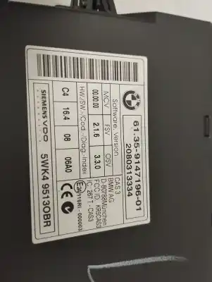 Автозапчастина б/у електронний модуль для mini mini (r56) cooper d посилання на oem iam 6135914719601  