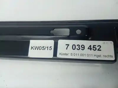 Second-hand car spare part passenger side right window regulator for mini mini (r50, r53) one oem iam references 7039452  