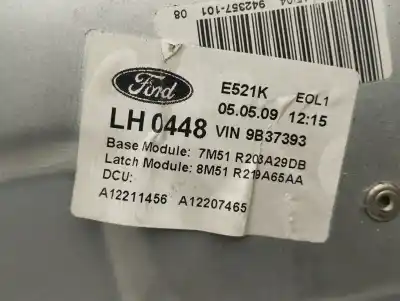 Second-hand car spare part driver left window regulator for ford kuga (cbv) trend oem iam references 7m51r203a29db  