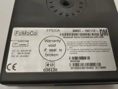 Second-hand car spare part electronic module for ford kuga (cbv) trend oem iam references 8m5t19c112dm  