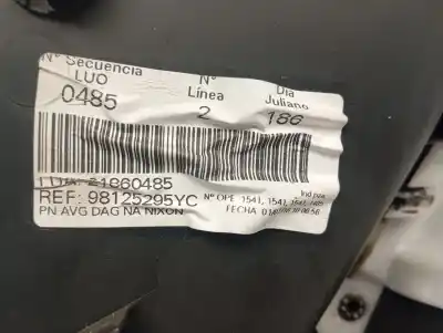 Second-hand car spare part left front door trim for citroen c4 picasso live oem iam references 98125295yc  