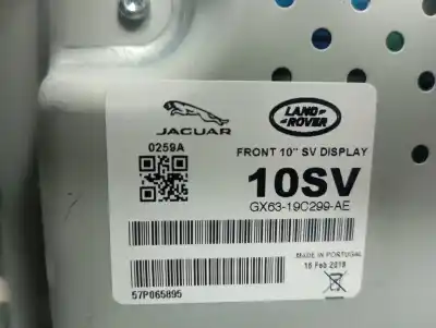 Second-hand car spare part multifunction display for jaguar e-pace se oem iam references gx6319c299ae  