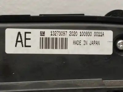 Second-hand car spare part climate control for opel insignia sports tourer cosmo oem iam references 13273097