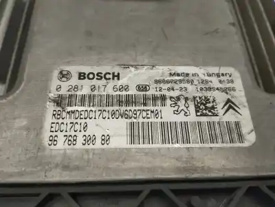 Second-hand car spare part ecu engine control for citroen ds3 techno style oem iam references 9676830080  