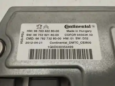 Second-hand car spare part start/stop control unit for citroen ds3 techno style oem iam references 9678342280  