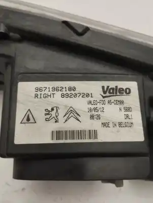 Second-hand car spare part front right headlight for citroen ds3 techno style oem iam references 9671962180  