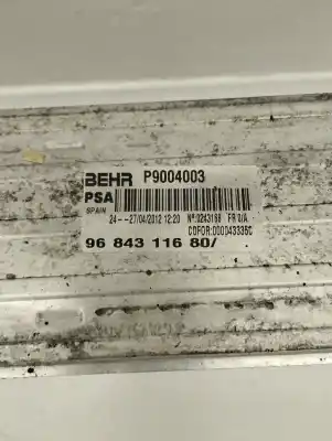 Pezzo di ricambio per auto di seconda mano intercooler per citroen ds3 techno style riferimenti oem iam 9684311680  