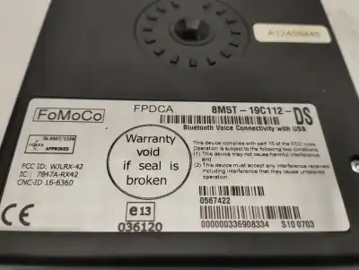 Pezzo di ricambio per auto di seconda mano modulo elettronico per ford fiesta (cb1) titanium riferimenti oem iam 8m5t19c112ds  