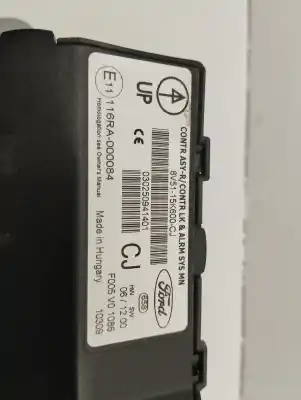 Second-hand car spare part electronic module for ford fiesta (cb1) titanium oem iam references 8v5115k600cj  