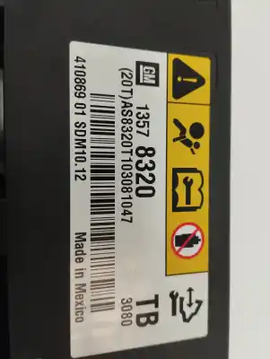Second-hand car spare part airbag control unit for opel insignia sports tourer cosmo oem iam references 13578320