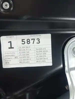 Автозапчастина б/у регулятор склона задній лівий для porsche cayenne (typ 9pa) s посилання на oem iam 7l0959703