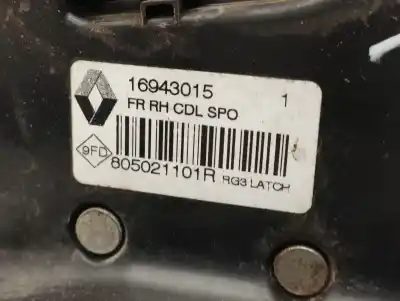 Автозапчастина б/у замок передній праві двері для renault espace v (jr_) 1.6 dci 160 посилання на oem iam 805021101r  