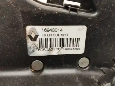 Tweedehands auto-onderdeel linker voordeur slot voor renault espace v (jr_) 1.6 dci 160 oem iam-referenties 805033768r