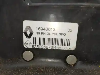 Автозапчастина б/у замок заднього правого дверя для renault espace v (jr_) 1.6 dci 160 посилання на oem iam 825026278r  