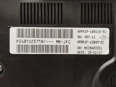 Автозапчастина б/у панель інструментів для renault espace v (jr_) 1.6 dci 160 посилання на oem iam 248102571r  