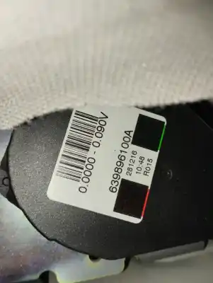 Автозапчастина б/у задній правий ремін безпеки для renault espace v (jr_) 1.6 dci 160 посилання на oem iam 639896100a  