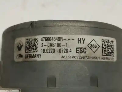 Peça sobressalente para automóvel em segunda mão abs por renault espace v zen referências oem iam 476604349r  