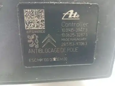 Автозапчастина б/у абс для citroen c-elysée shine посилання на oem iam 9817031680  