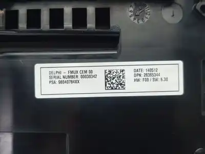 Second-hand car spare part climate control for citroen ds4 design oem iam references 98040784xx  