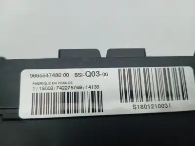 Second-hand car spare part fuse box unit for citroen ds4 design oem iam references 9665547480  