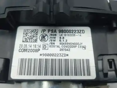 Second-hand car spare part headlights switch for citroen ds4 design oem iam references 98000223zd  