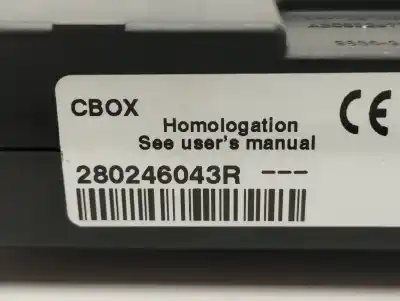 Автозапчасти б/у электронный модуль за renault scenic iii grand dynamique ссылки oem iam 280246043r  