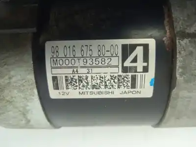 Second-hand car spare part starter motor for citroen ds4 design oem iam references 9801667580  