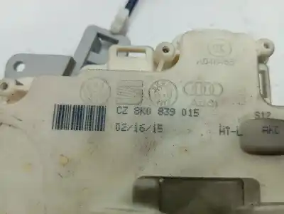 Автозапчастина б/у замок дверей заднього лівого для audi a4 b8 (8k2) 2.0 tdi посилання на oem iam 8k0839015  