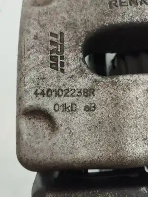 Автозапчастина б/у задній лівий гальмівний супорт для renault espace v (jr_) 1.6 dci 160 посилання на oem iam 440110344r  