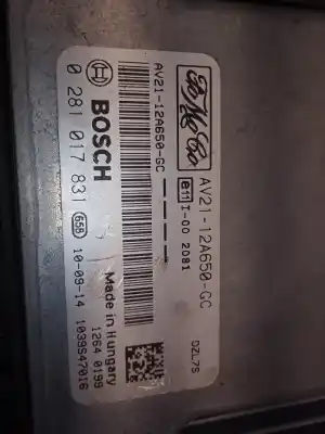 Автозапчасти б/у блок управления двигателем за ford fiesta (cb1) ambiente ссылки oem iam av2112a650gc