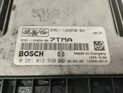 Second-hand car spare part ecu engine control for mazda 3 sedán (bk) 1.6 di turbo (bk12y) oem iam references 6m6112a650ba  