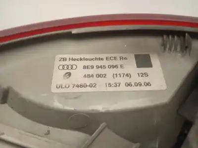 Автозапчастина б/у правий ліхтар для audi a4 b7 avant (8ed) 2.0 tdi 16v посилання на oem iam 8e9945096e  