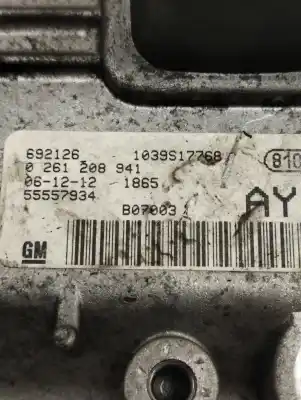 Second-hand car spare part ecu engine control for opel corsa b sport oem iam references 55557934  