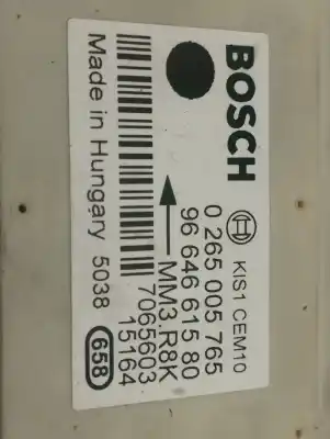 Second-hand car spare part electronic module for citroen c4 lim. feel edition oem iam references 9664661580  