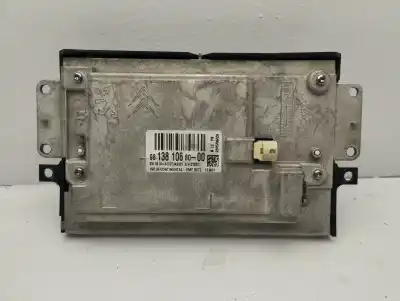 Second-hand car spare part multifunction display for citroen c4 lim. feel edition oem iam references 9813810680  