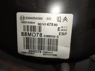 Peça sobressalente para automóvel em segunda mão servo freio por citroen c4 lim. feel edition referências oem iam 9674747580  