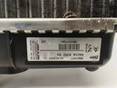 Peça sobressalente para automóvel em segunda mão radiador de água por citroen c4 lim. feel edition referências oem iam 9800477280  