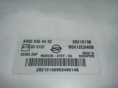 Автозапчасти б/у блок управления двигателем за ssangyong rodius xdi ссылки oem iam a6655404432  
