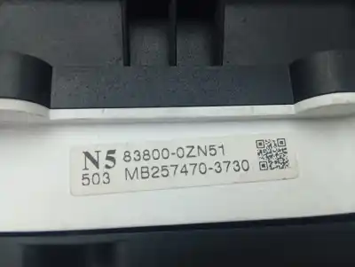 Peça sobressalente para automóvel em segunda mão quadrante por toyota auris hybrid active referências oem iam 838000zn51  