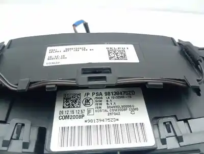 Автозапчастина б/у управління світлом для citroen c4 cactus onetone посилання на oem iam 98139475zd  