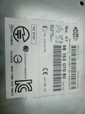 Second-hand car spare part gps navigation system for citroen c4 cactus onetone oem iam references 9816307080  