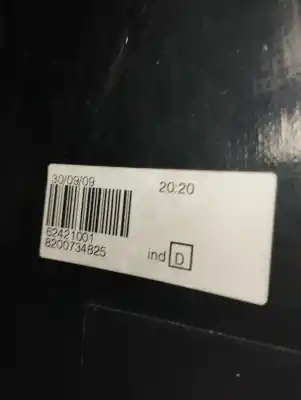 Second-hand car spare part left tailgate light for dacia sandero laureate oem iam references 8200734825  