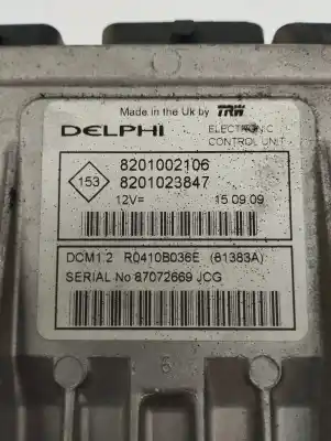 Second-hand car spare part ecu engine control for dacia sandero laureate oem iam references 8201002106  